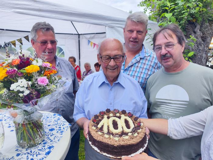 Gerhard Frenzel feiert seinen 100. Geburtstag