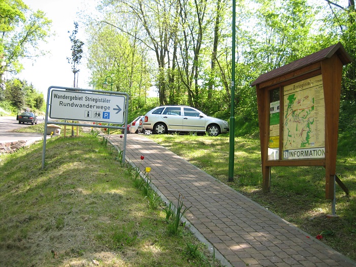 Wanderwegeparkplatz P2 in Goßberg